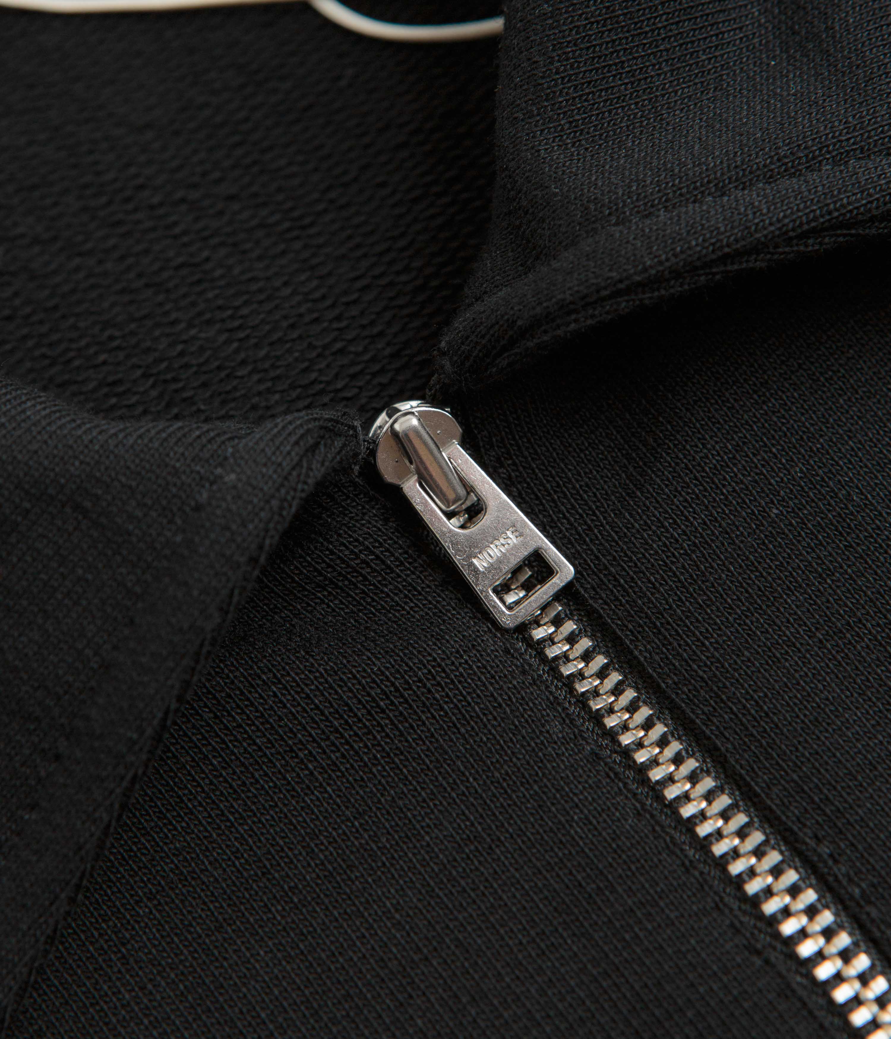Norse Projects Standard Half Zip Sweatshirt - Black