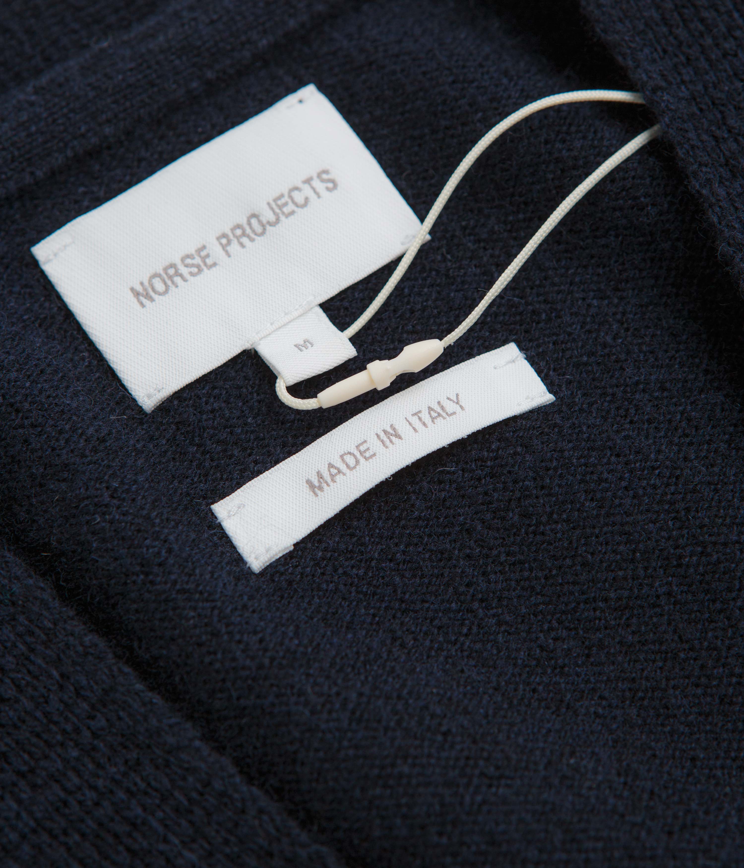 Norse Projects Standard Merino Cardigan - Dark Navy