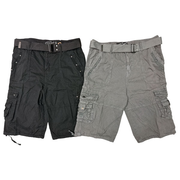 NORTH 15 BLACK LABEL® MENS CARGO SHORTS WITH BELT