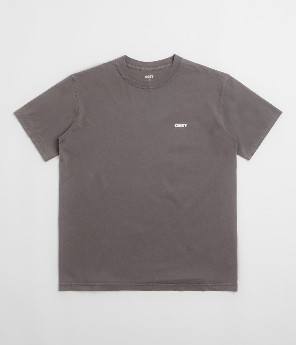 Obey Bold Icon Face T-Shirt - Pigment Dusty Black