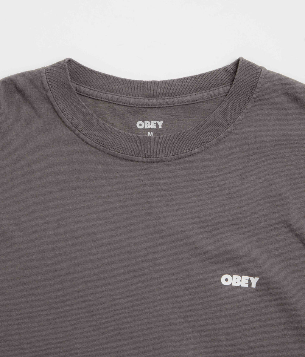 Obey Bold Icon Face T-Shirt - Pigment Dusty Black