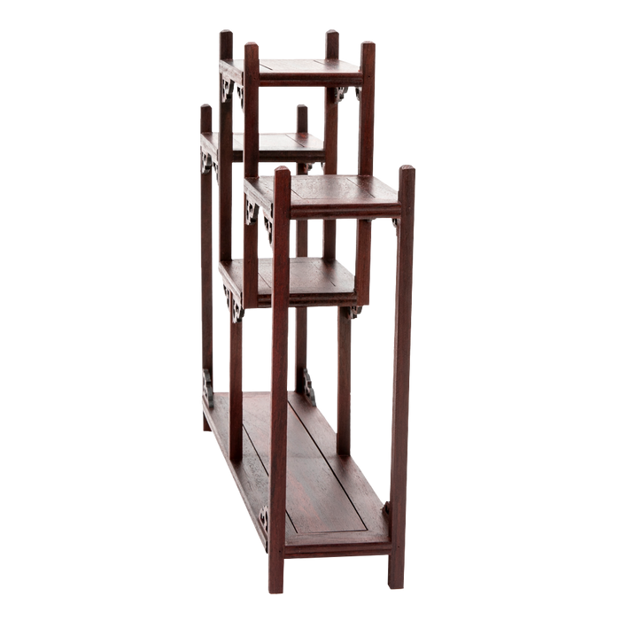 Ornate Rosewood Shelves - Symmetrical