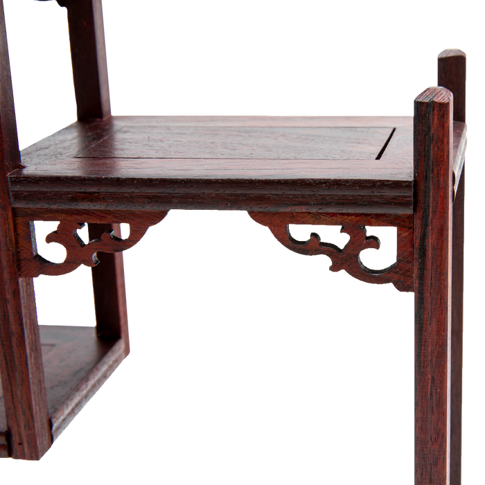 Ornate Rosewood Shelves - Symmetrical