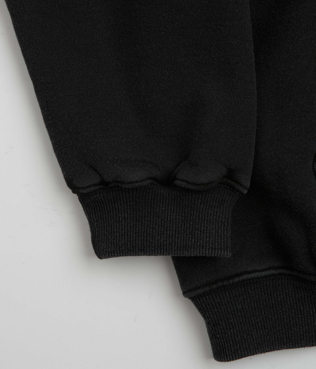 Pass Port Solid Workers Full Zip Hoodie - Black