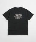Pass Port Stone Circle T-Shirt - Washed Black