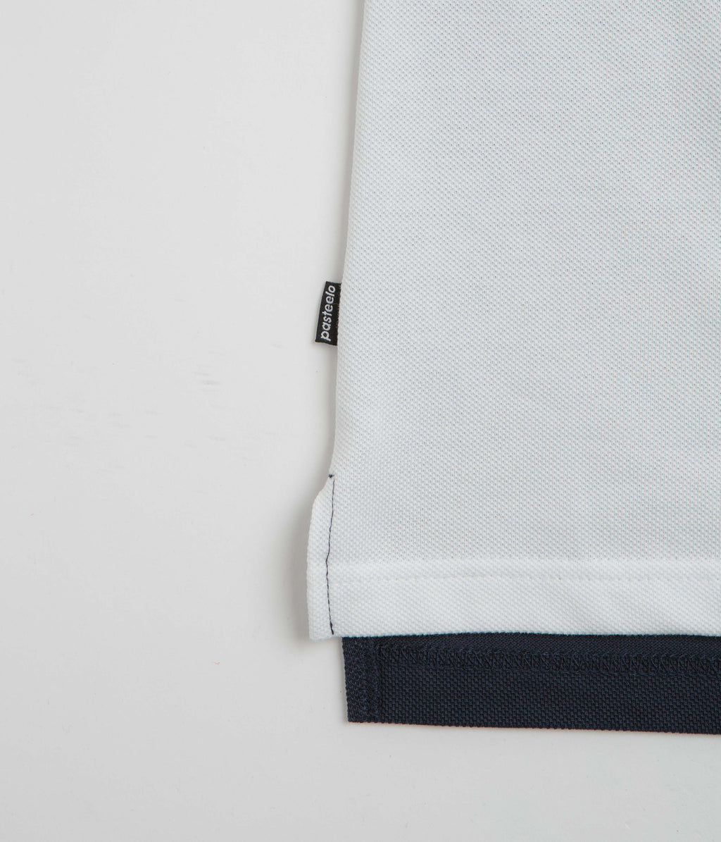 Pasteelo Stripe Polo Shirt - Navy / White