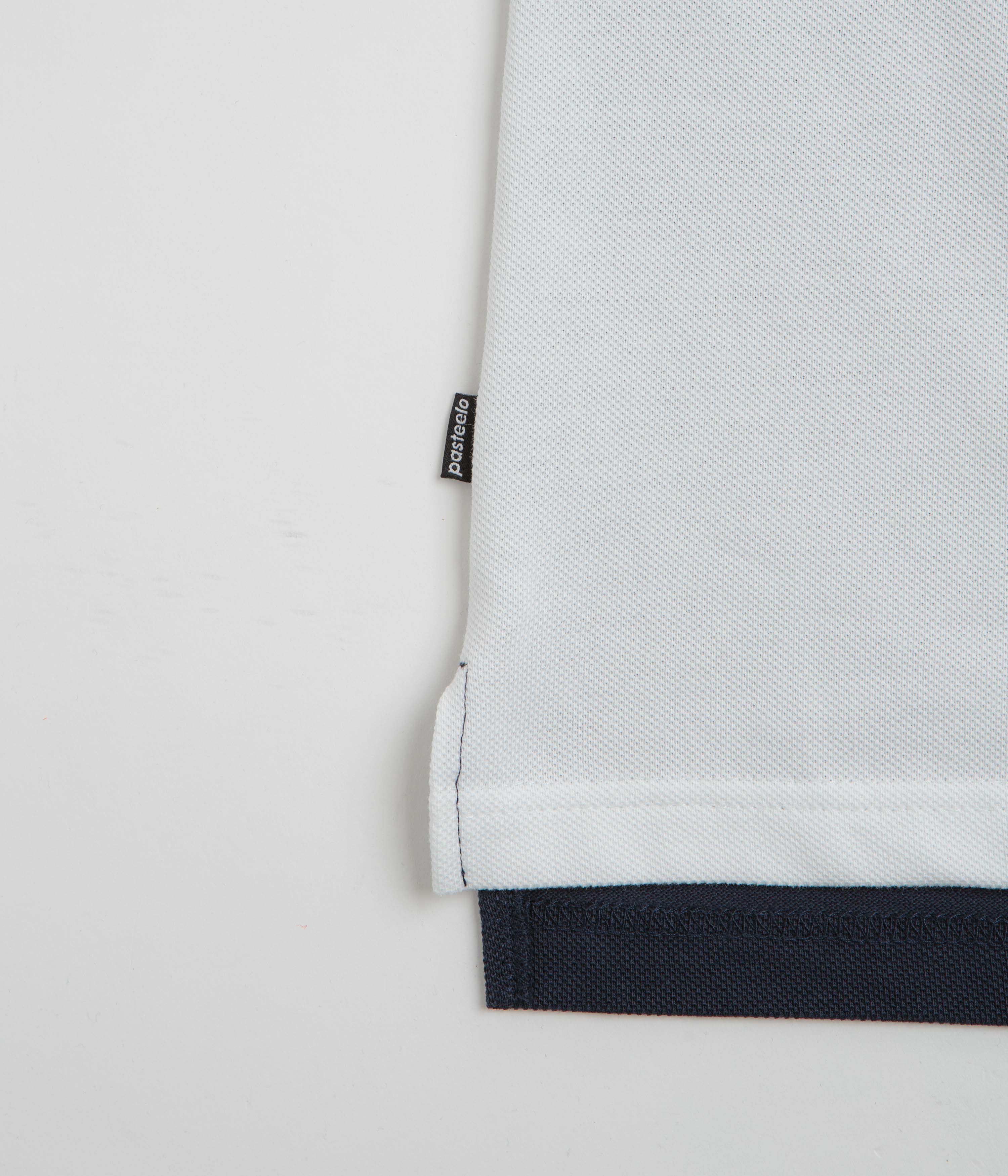 Pasteelo Stripe Polo Shirt - Navy / White