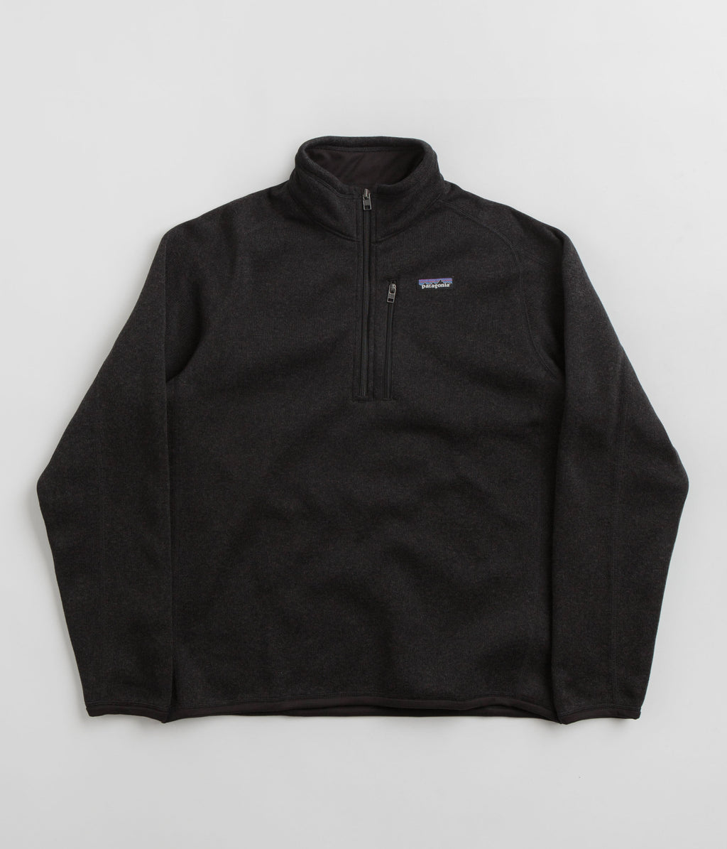Patagonia Better Sweater 1/4 Zip Sweatshirt - Black