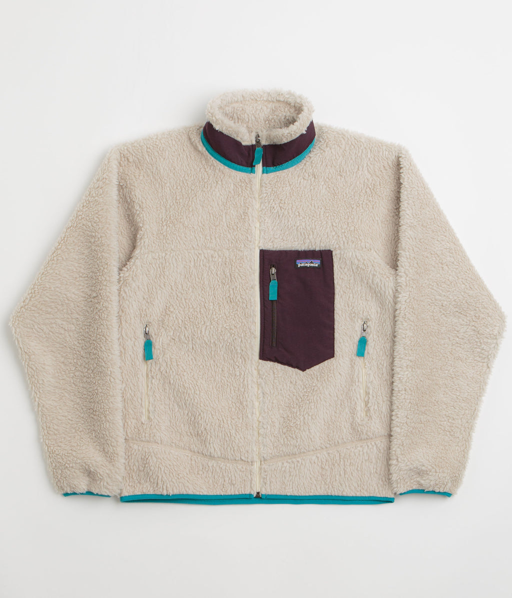Patagonia Classic Retro-X Jacket - Natural / Obsidian Plum