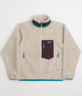 Patagonia Classic Retro-X Jacket - Natural / Obsidian Plum