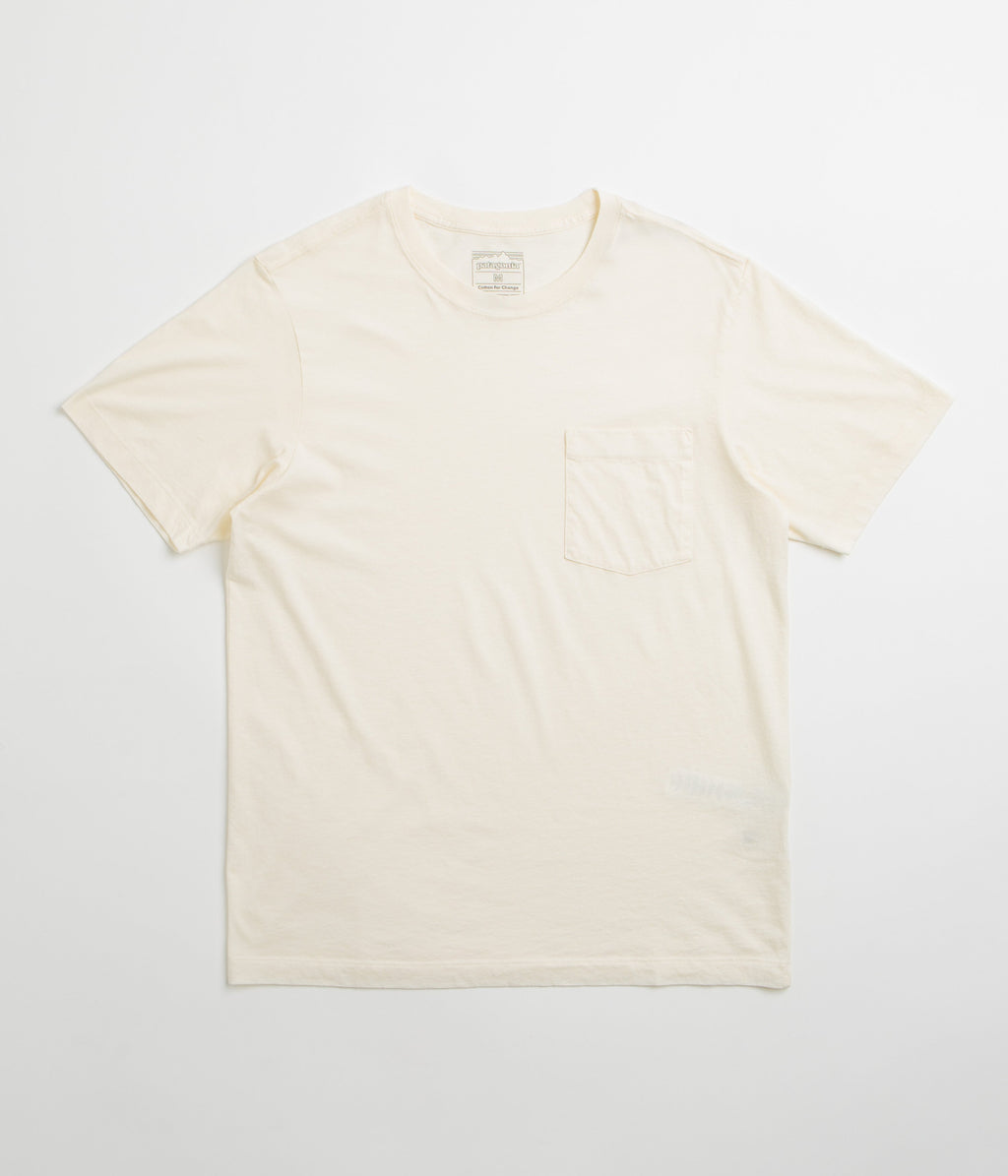Patagonia Daily Pocket T-Shirt - Undyed Natural