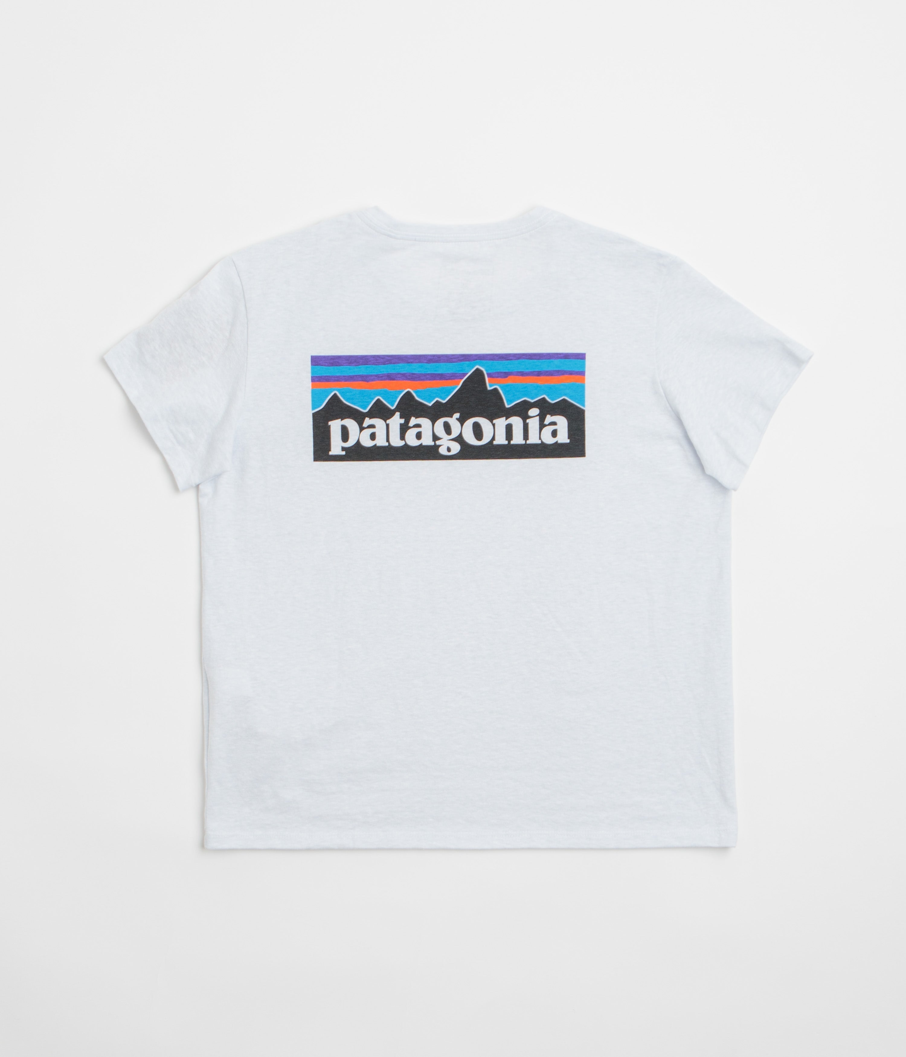 Patagonia Womens P-6 Logo Responsibili-Tee T-Shirt - White