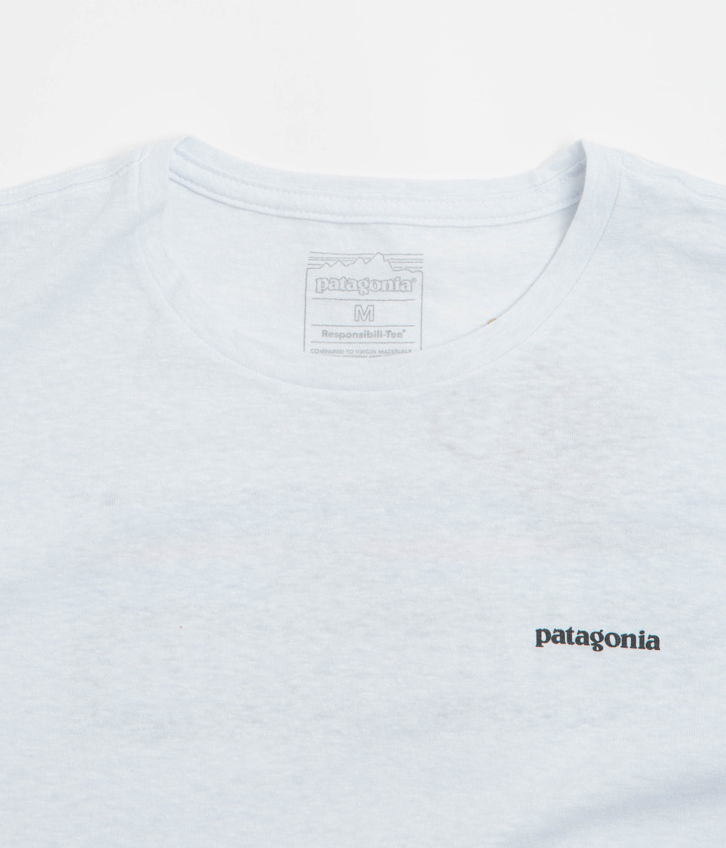 Patagonia Womens P-6 Logo Responsibili-Tee T-Shirt - White