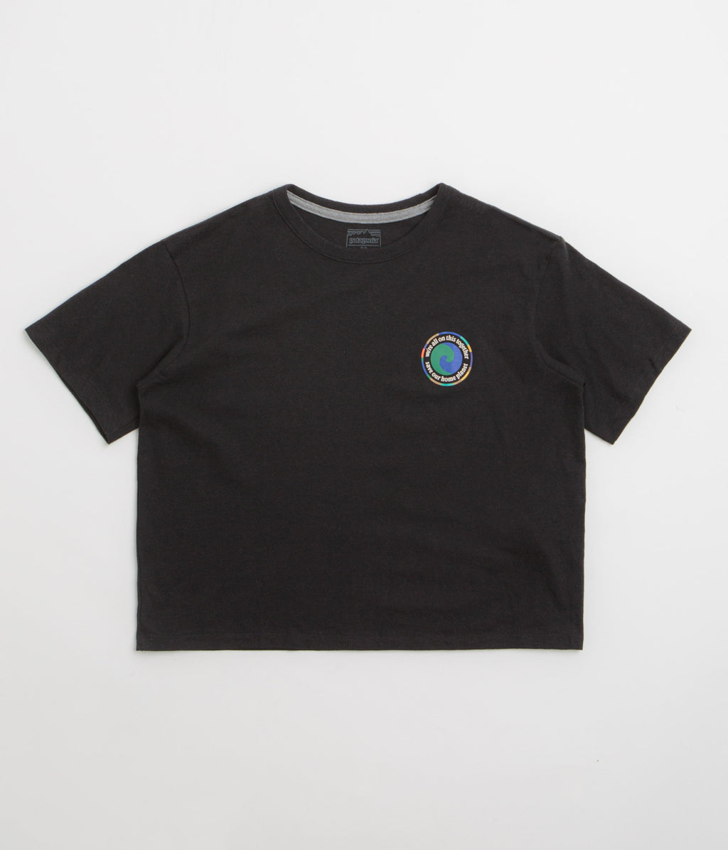 Patagonia Womens Unity Fitz Easy Cut Responsibili-Tee T-Shirt - Ink Black