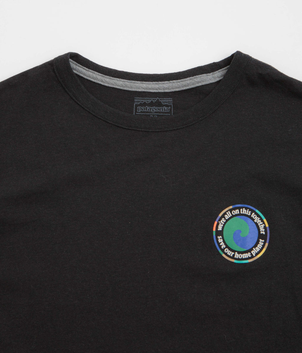 Patagonia Womens Unity Fitz Easy Cut Responsibili-Tee T-Shirt - Ink Black