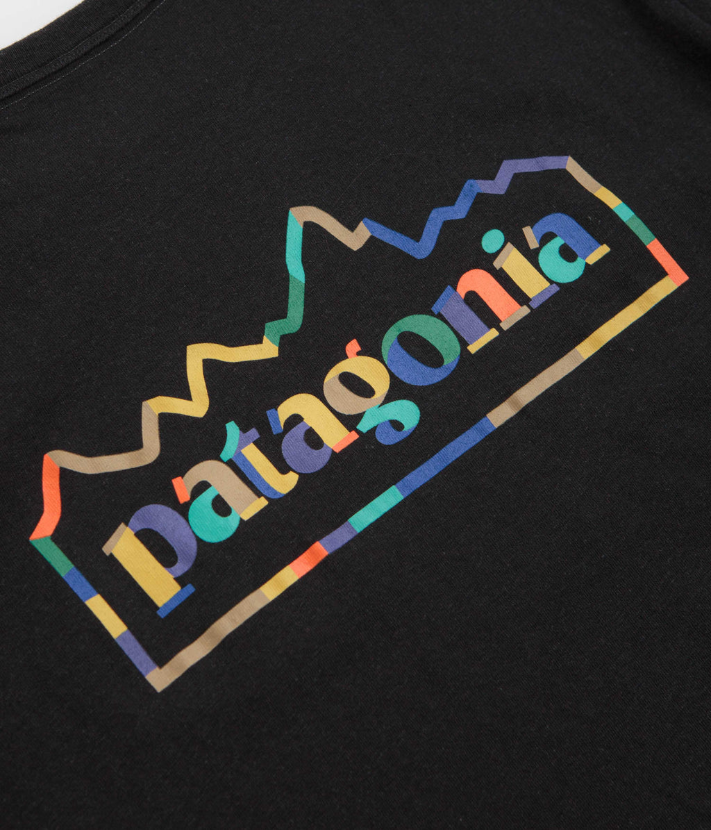 Patagonia Womens Unity Fitz Easy Cut Responsibili-Tee T-Shirt - Ink Black