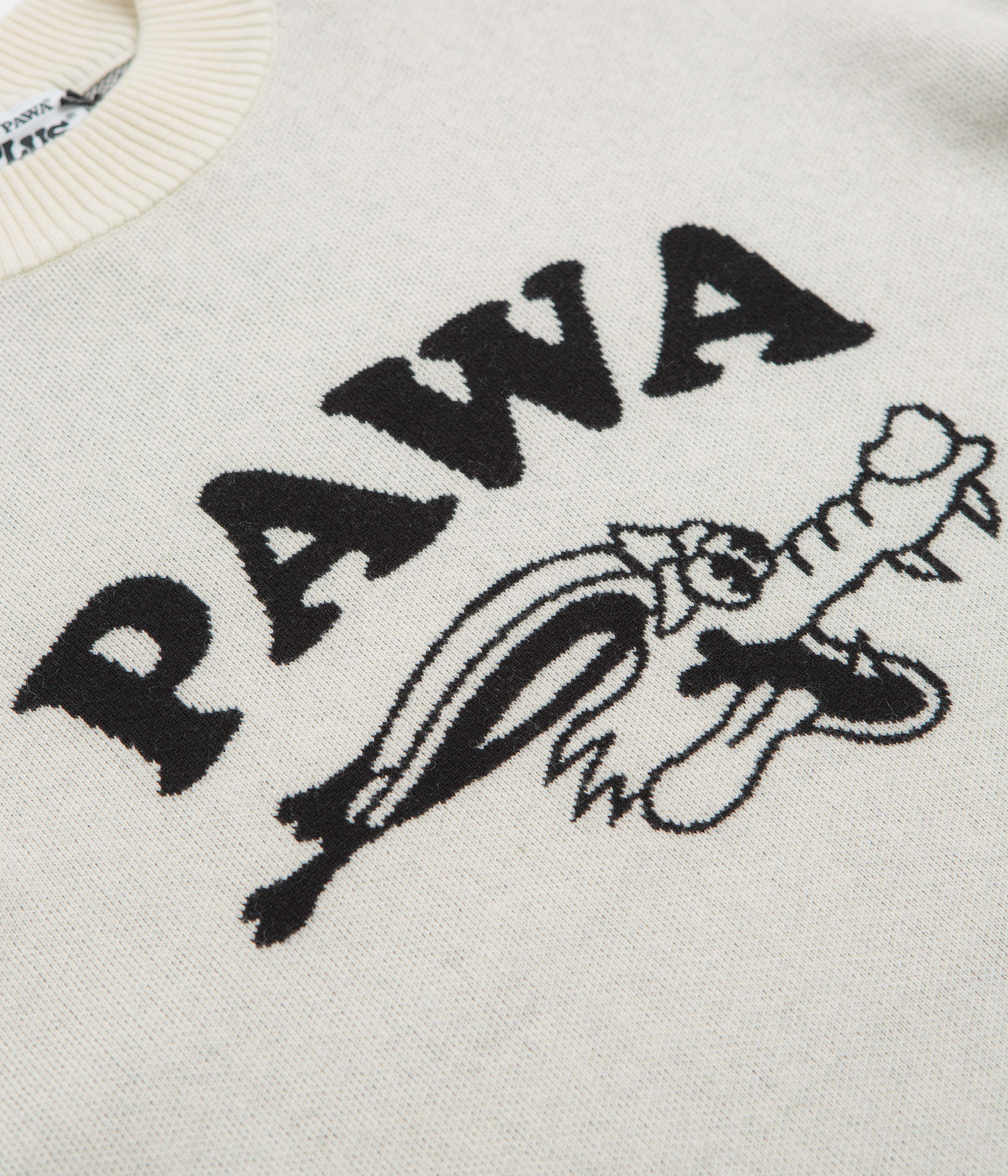 Pawa Speed Sports Doggo Knit Sweatshirt - Cream