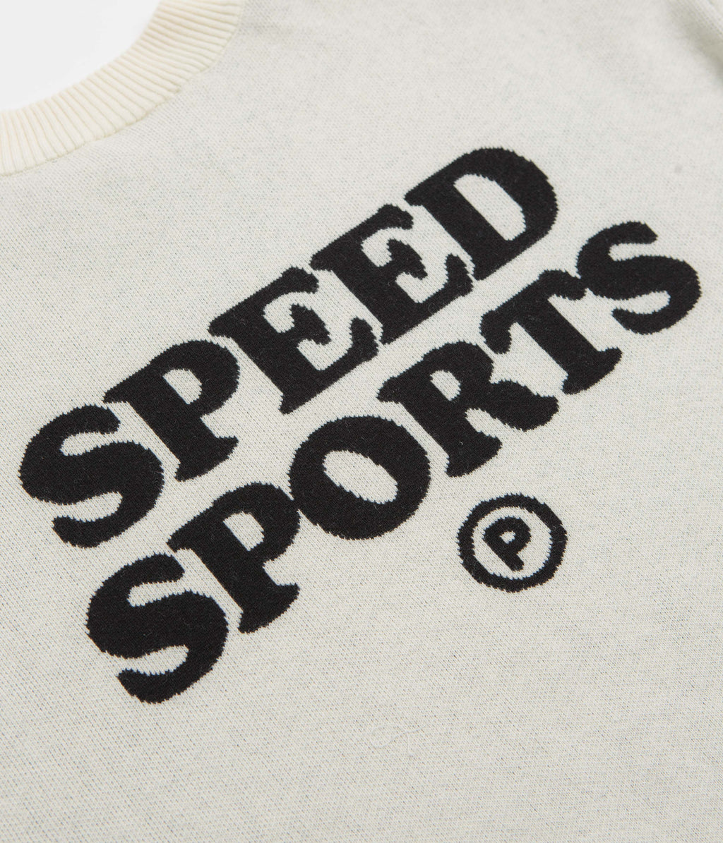 Pawa Speed Sports Doggo Knit Sweatshirt - Cream