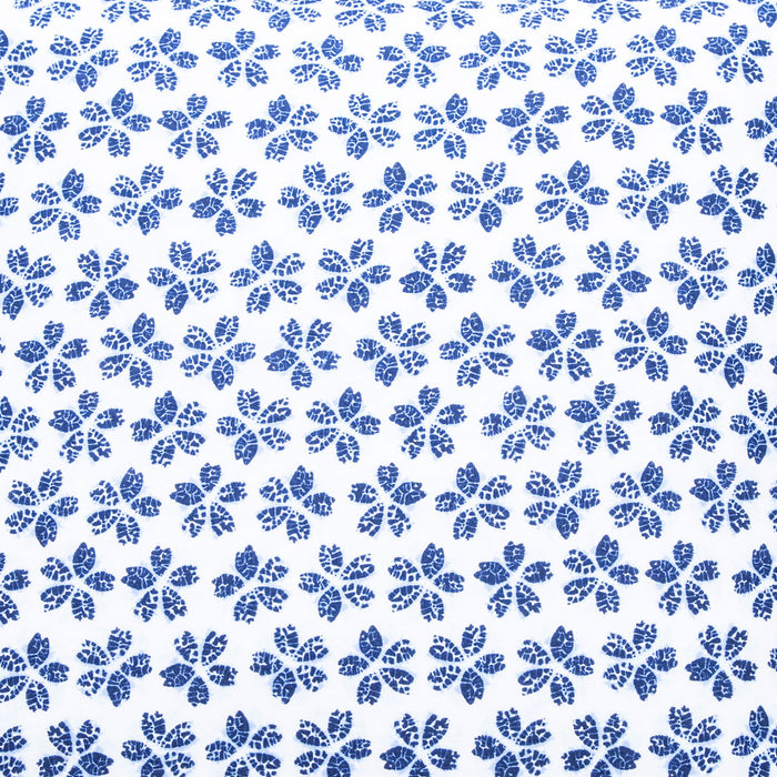 Plum Blossom Navy Throw Pillow