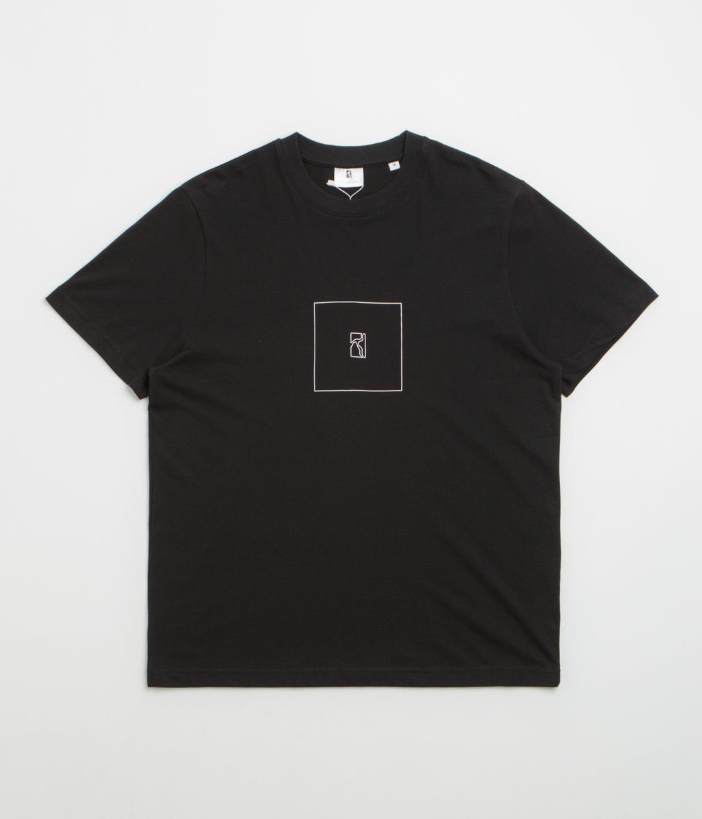 Poetic Collective Box Outline T-Shirt - Black