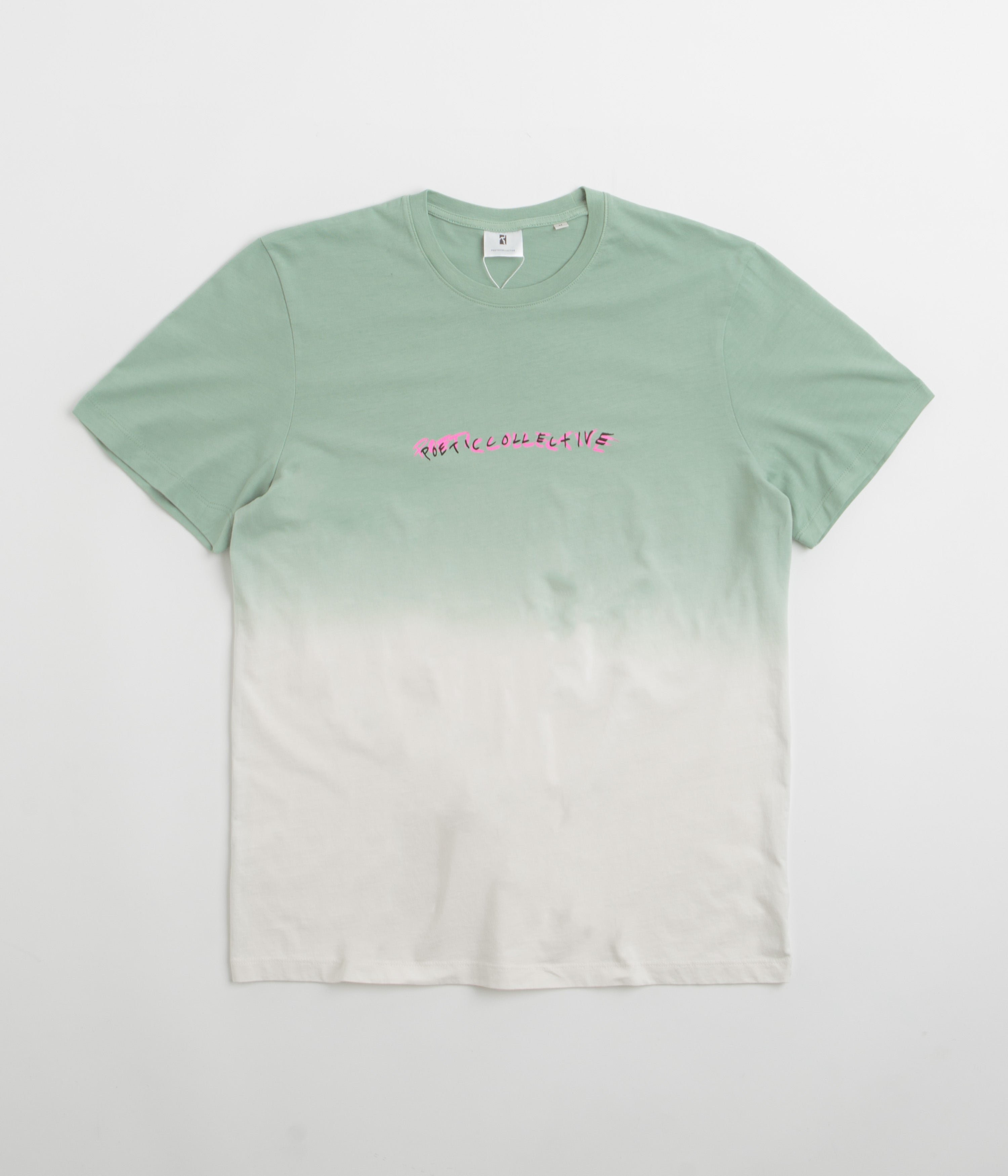 Poetic Collective Tie-Dye T-Shirt - Green / White