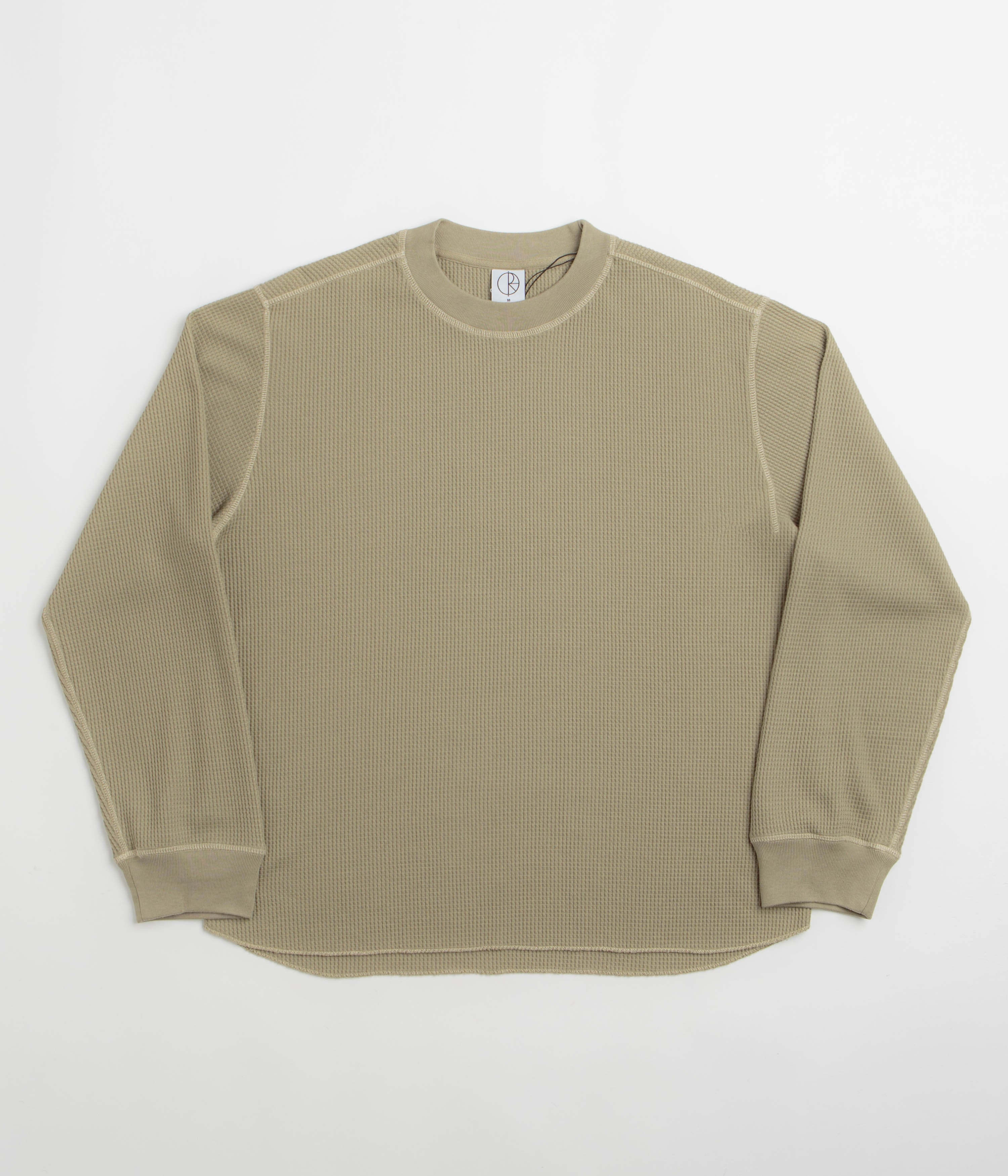 Polar Dylan Long Sleeve T-Shirt - Khaki Green / Taupe