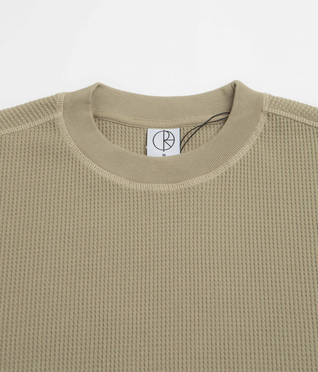Polar Dylan Long Sleeve T-Shirt - Khaki Green / Taupe