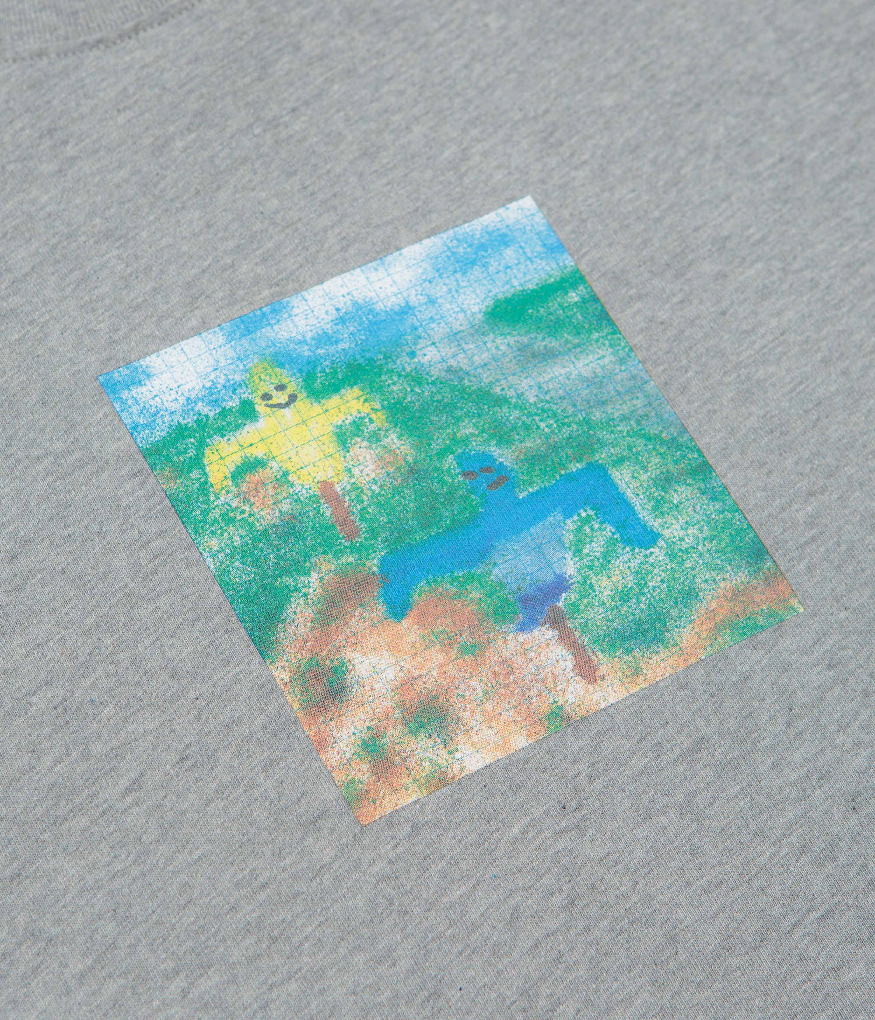 Polar Scarecrow T-Shirt - Heather Grey