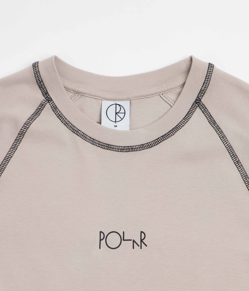 Polar Womens Script Logo Baby T-Shirt - Grey / Black