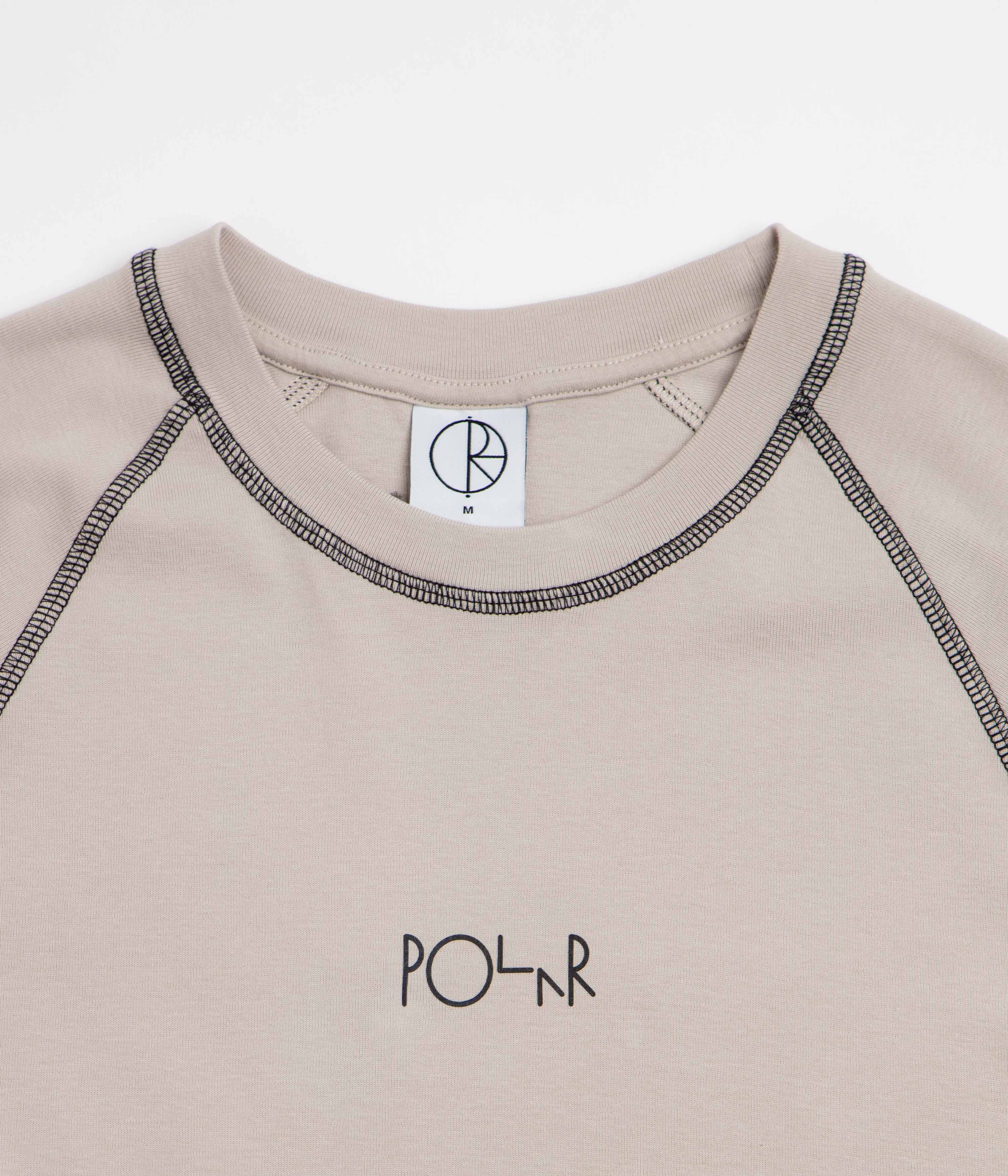 Polar Womens Script Logo Baby T-Shirt - Grey / Black