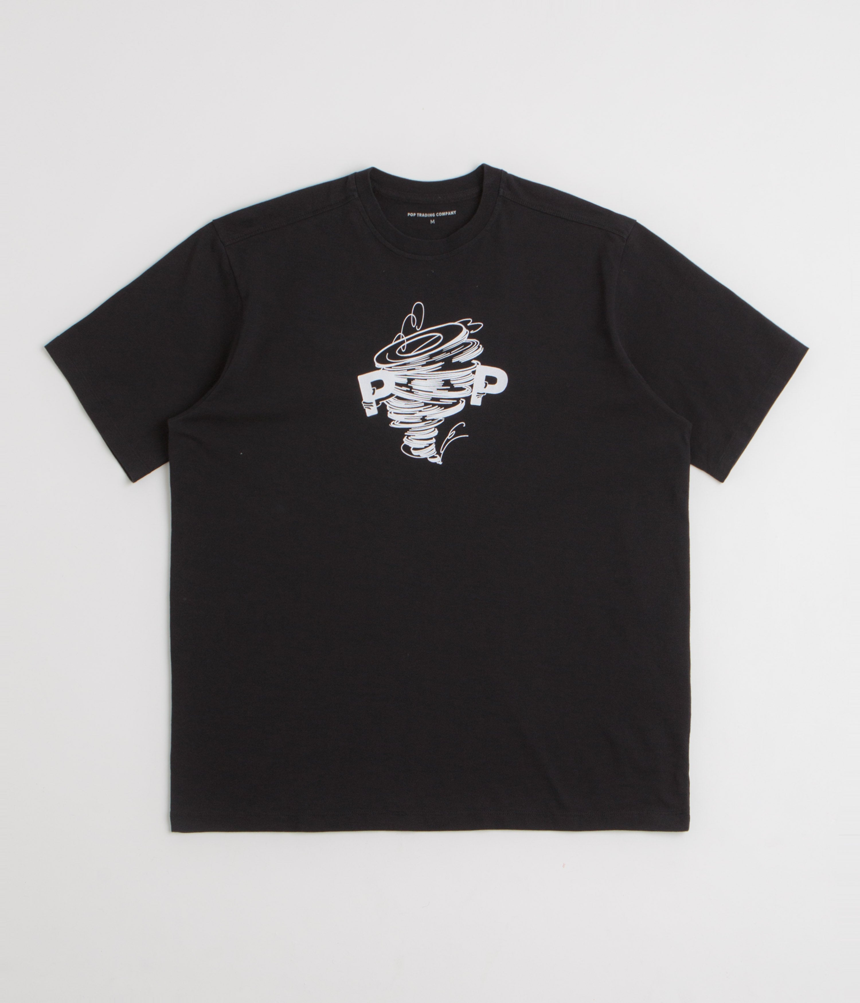 Pop Trading Company Swirl T-Shirt - Black