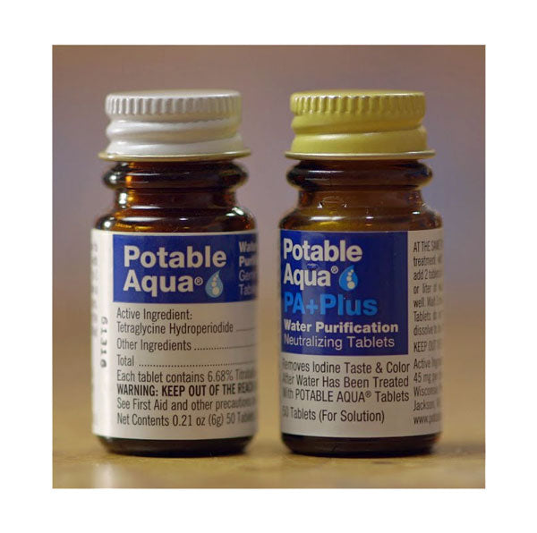 POTABLE WATER® with PA+PLUS  WATER  PURIFICATION: 2 STEP TECHNOLOGY