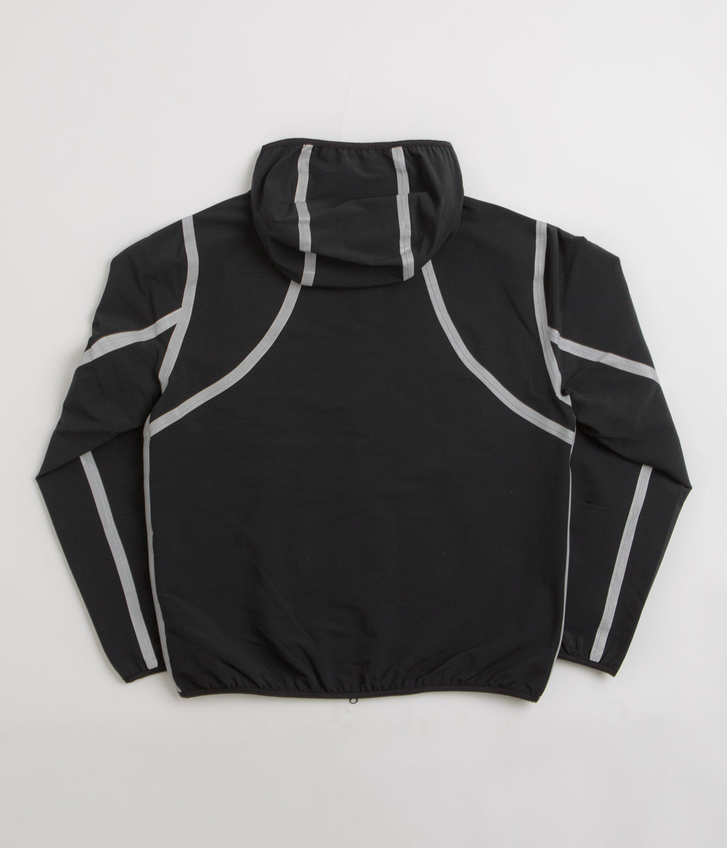 Purple Mountain Observatory Soft Shell Balaclava Jacket - Black / White