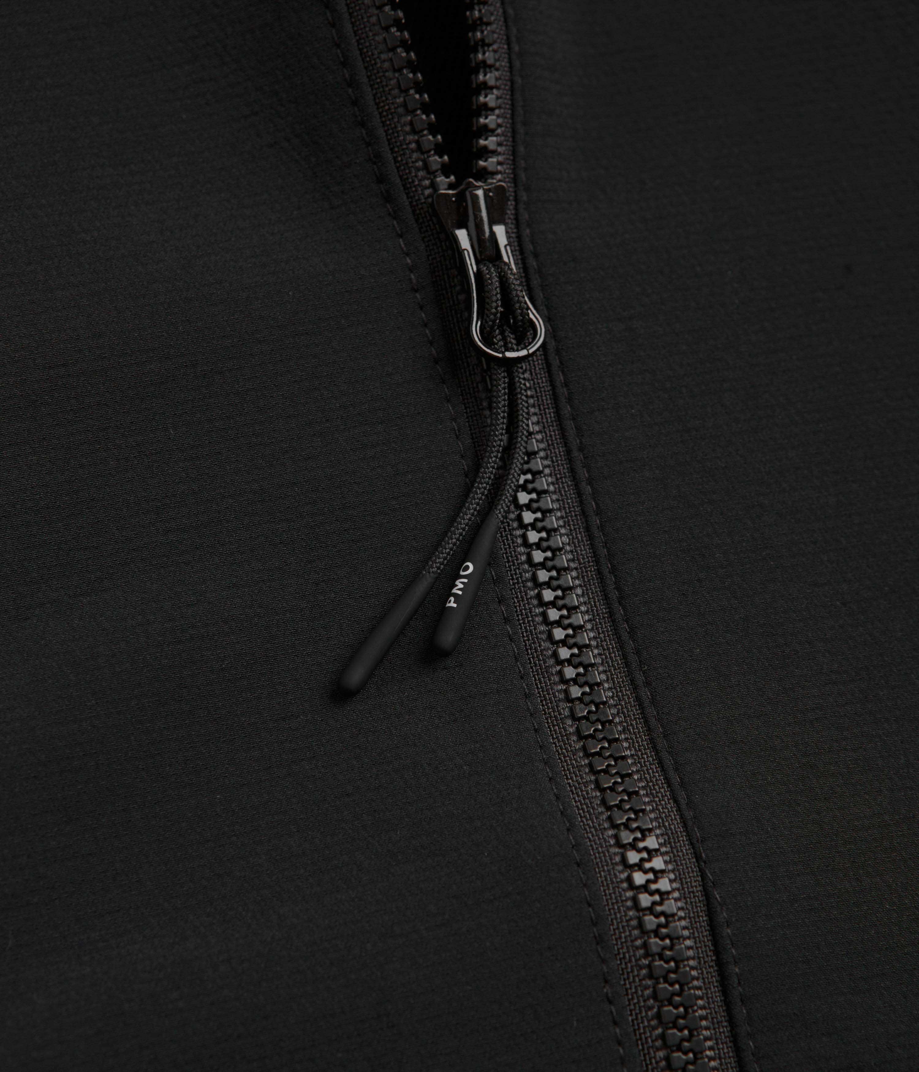 Purple Mountain Observatory Soft Shell Balaclava Jacket - Black / White