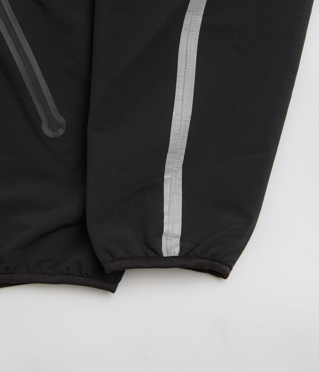 Purple Mountain Observatory Soft Shell Balaclava Jacket - Black / White