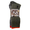 REALTREE®  2PK MENS MERINO WOOL BLEND BOOT SOCKS