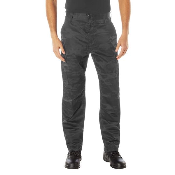 ROTHCO®  MIDNIGHT BLACK CAMO TACTICAL BDU PANTS