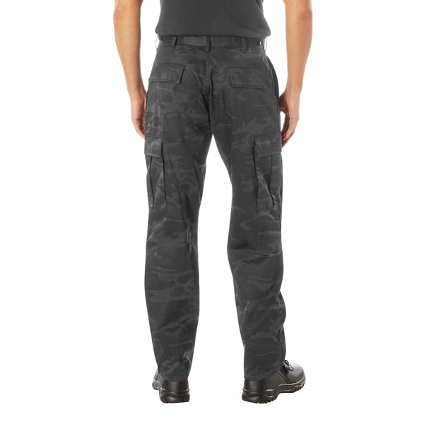 ROTHCO®  MIDNIGHT BLACK CAMO TACTICAL BDU PANTS