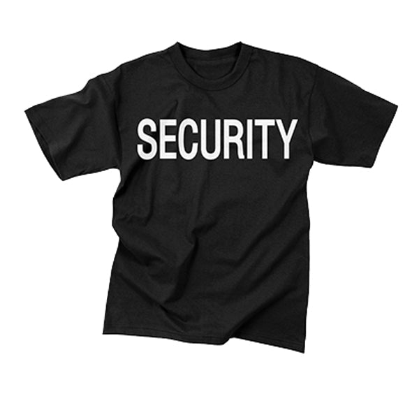 ROTHCO TWO SIDED SECURITY T-SHIRT