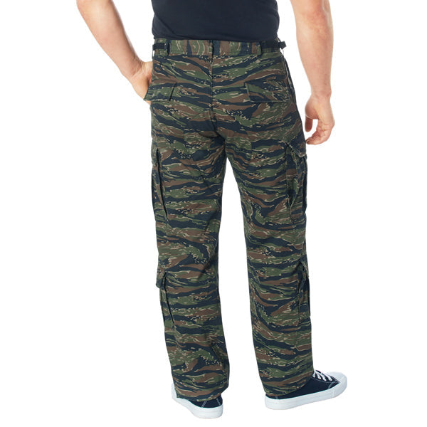 ROTHCO®  VINTAGE PARATROOPER CARGO FATIGUE TIGER STRIPE PANTS