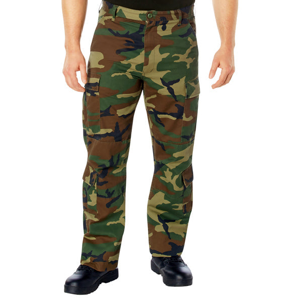 ROTHCO® VINTAGE PARATROOPER CARGO FATIGUE WOODLAND CAMO PANTS