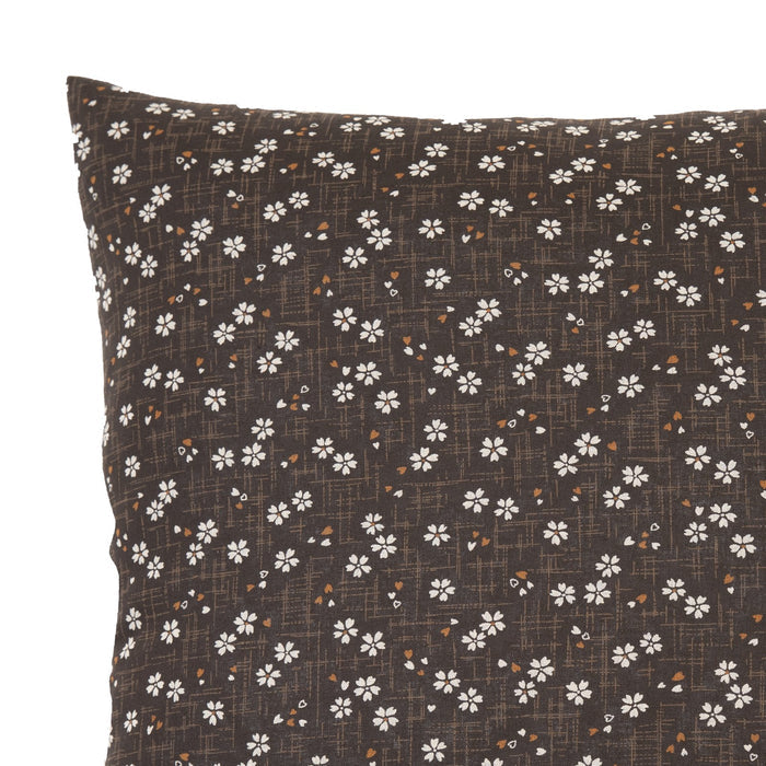 Sakura Brown Throw Pillow_Pillows & Shams