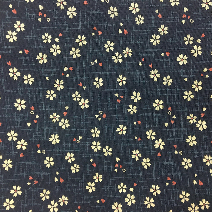 Sakura Navy Noren Japanese Door Curtain_Lifestyle