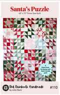 Santa's Puzzle Quilt Pattern - PDF Automatic Download