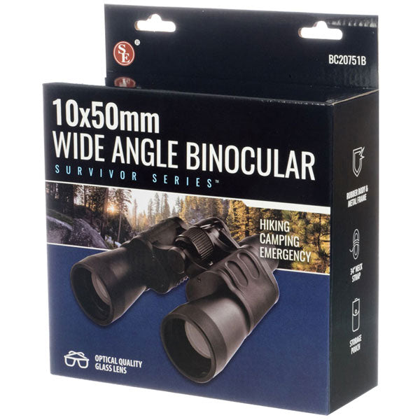 SE® 10 X 50MM WIDE ANGLE BINOCULAR: Survivor Series­­­™