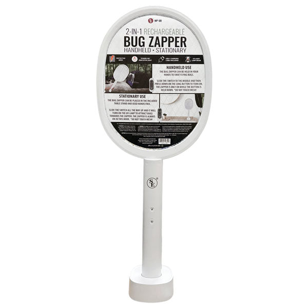 SE® 2-IN 1 RECHARGEABLE BUG ZAPPER
