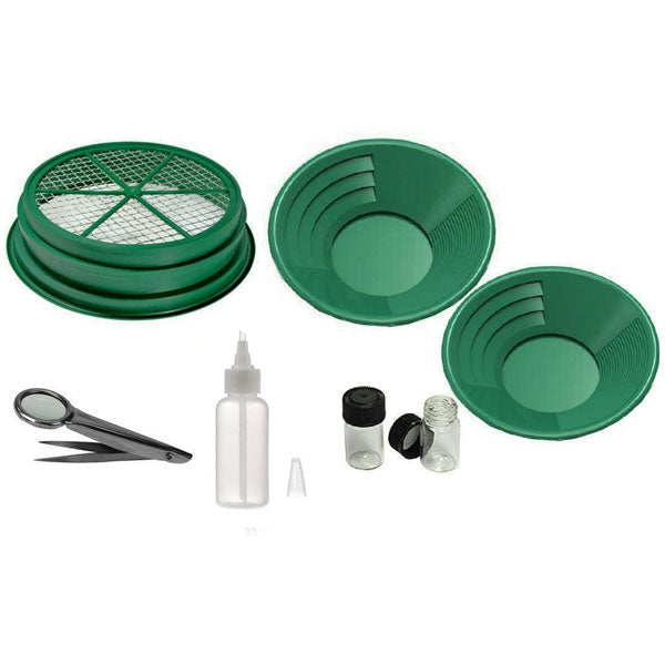 SE® 7 PIECE GOLD PANNING KIT: Prospector's Choice™