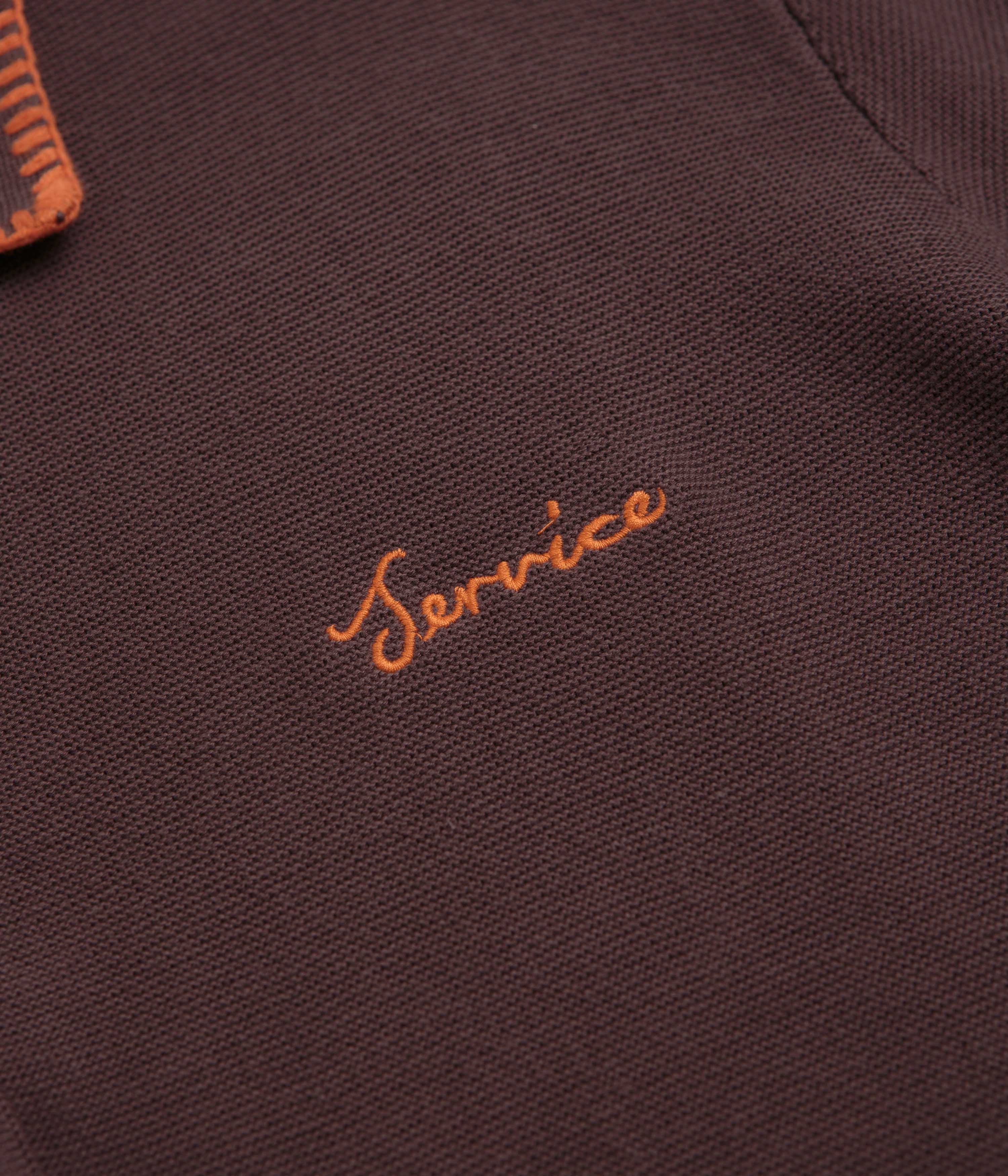 Service Works Blanket Stitch Cardigan - Brown