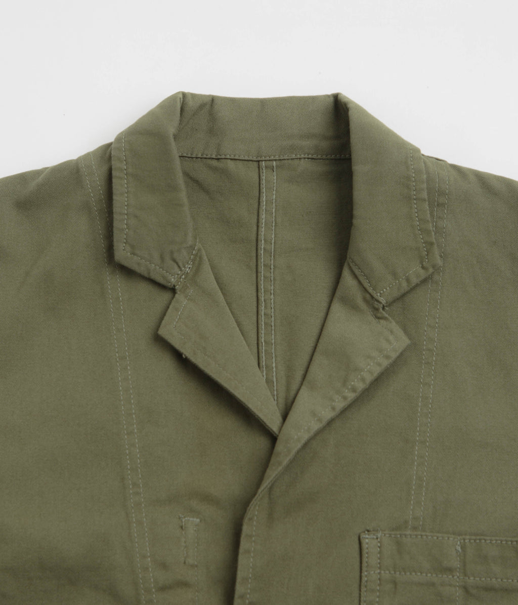 Service Works Drill Server Suit Jacket - Olive