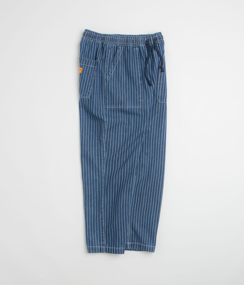 Service Works Pinstripe Denim Chef Pants - Indigo